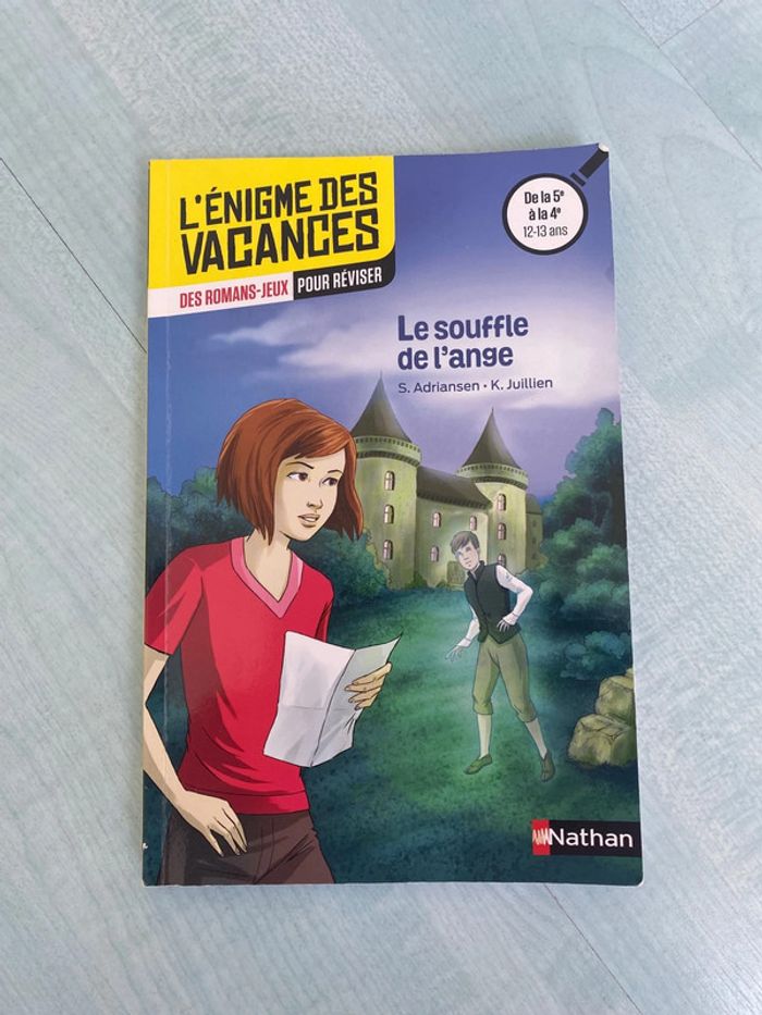 Roman jeux l’énigme des vacances de la 5eme à la 4eme