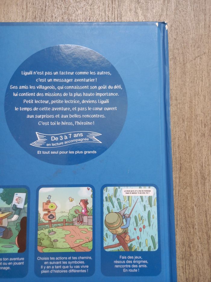 Liguili messager aventurier BD dont tu es l'héros à partir de 3 ans LIVRE JEU - photo numéro 4