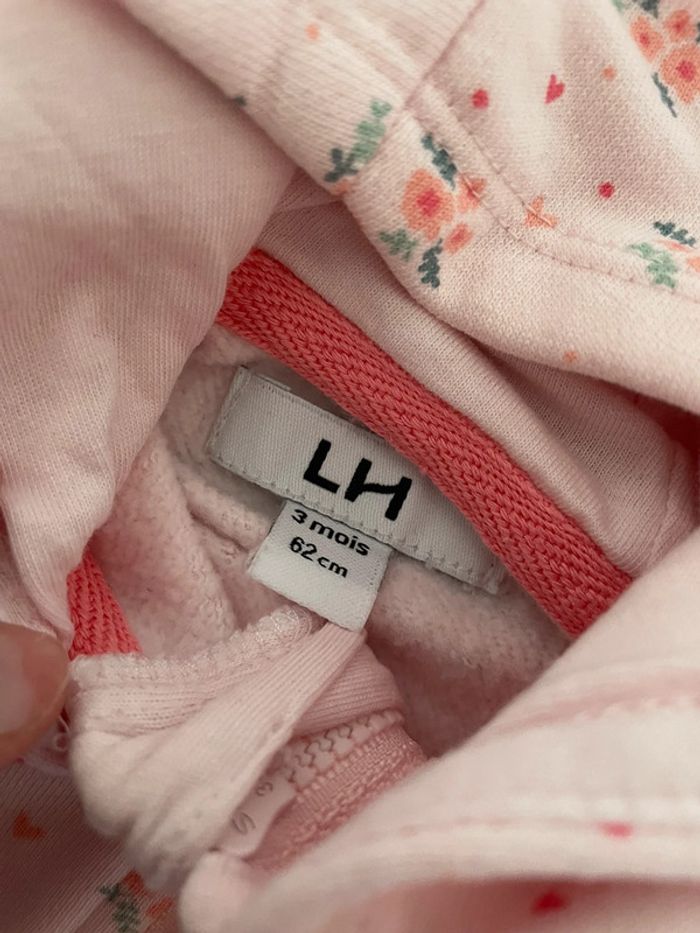 Veste à capuche La Halle 3 mois - photo numéro 2