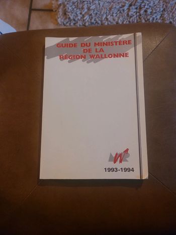 Guide du ministère de la région walonne