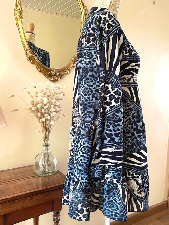 Robe à Motifs Géométriques léopard - Lillie Rose - Taille M/L ** neuf - photo numéro 5