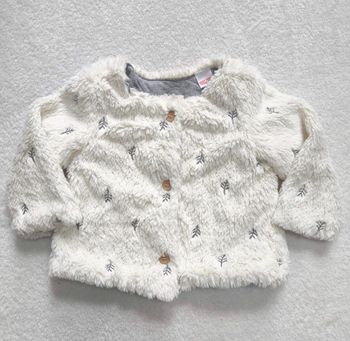 Veste en fourrure 74 cm 
