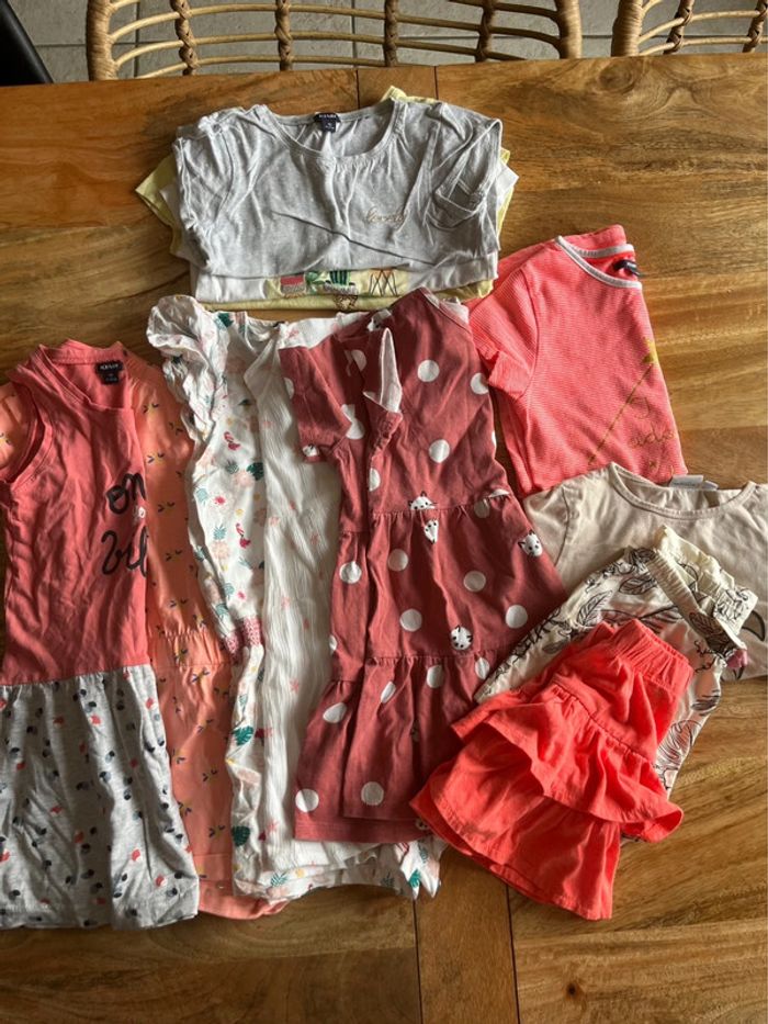 Lot vêtements 4 ans fille été