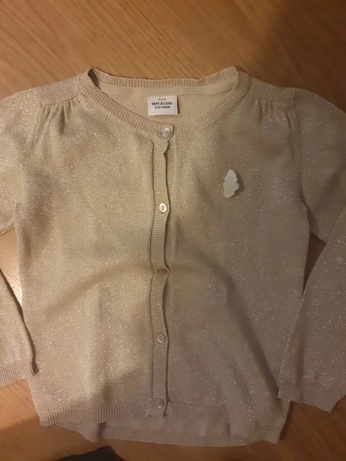 ensemble tenue de fête noir et doré 5 ans - photo numéro 6