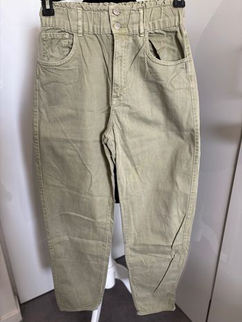 Jean Cargo taille haute vert kaki - Pull&Bear - Très bon état - taille 38