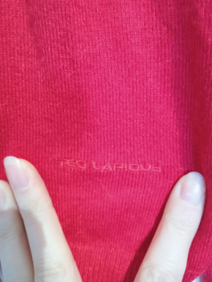 Pull rouge Ted Lapidus - photo numéro 3