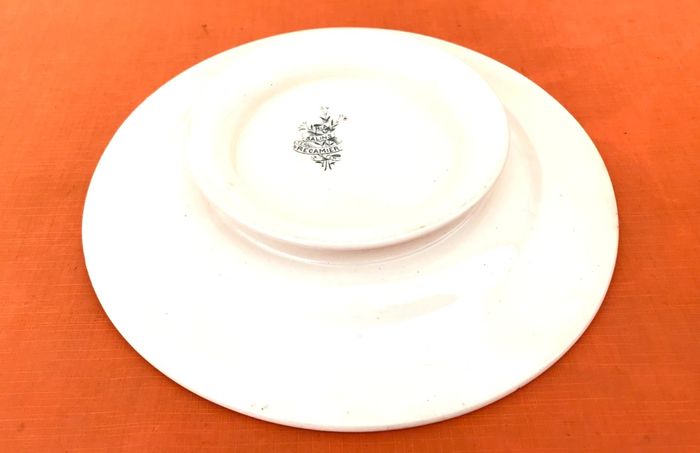 Ancien compotier Faïence R&A (Rigale et Ameline) Salins Terre de Fer Modèle Récamier - photo numéro 5