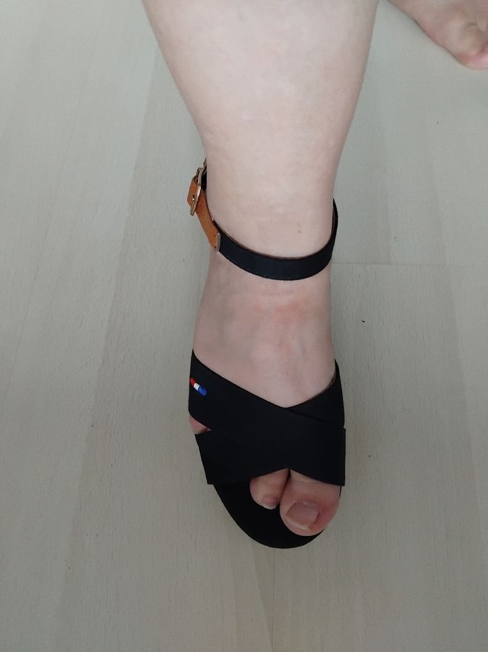 Sandale haute noir