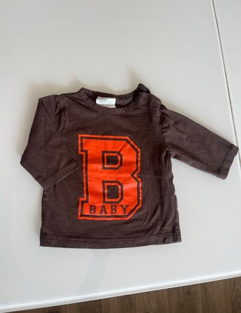 T-shirt manche longues 1 mois