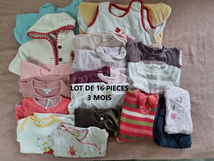 LOT DE 16 PIECES HIVER