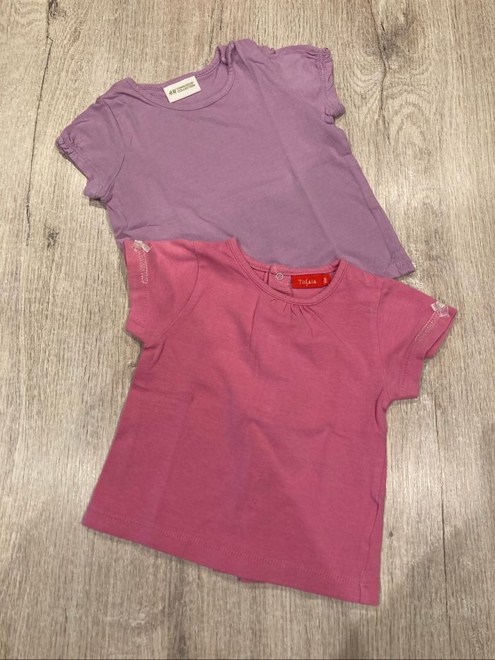 Tee-shirts H&M 6 mois