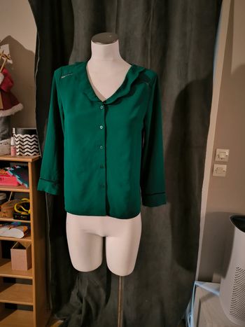 Chemisier vert Noémie & co taille S