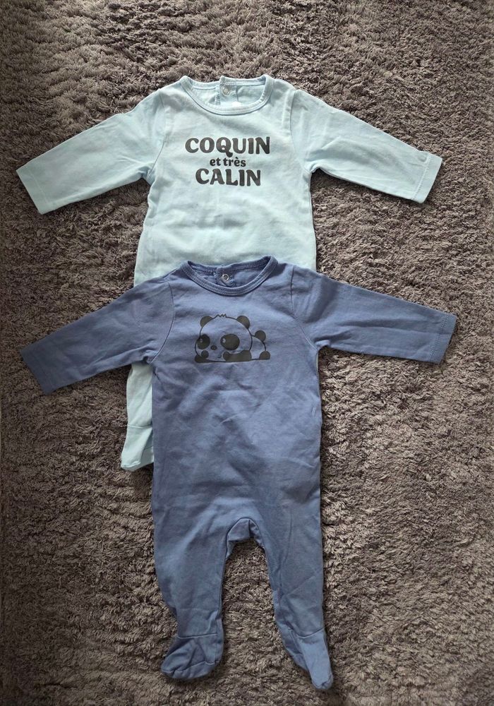 Lot de 2 pyjamas Gémo