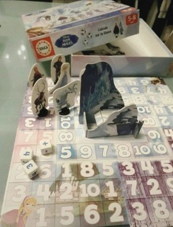 Calculs sur glace reine des neiges Educa