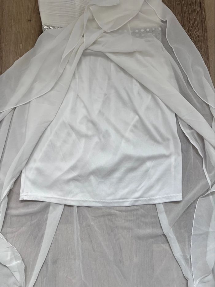 Robe de soirée blanche M/L - photo numéro 5