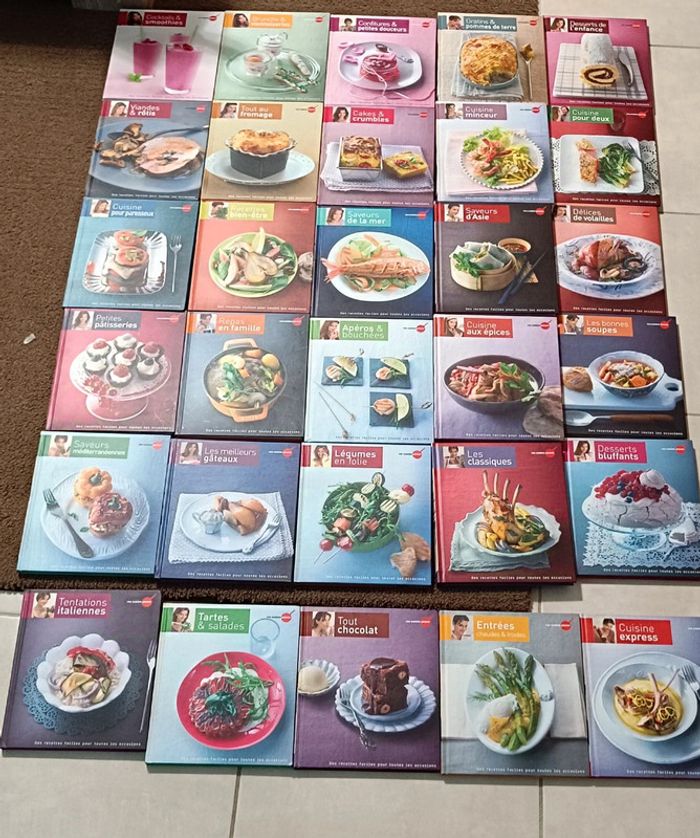 Lot livres collection complète cuisine - photo numéro 2