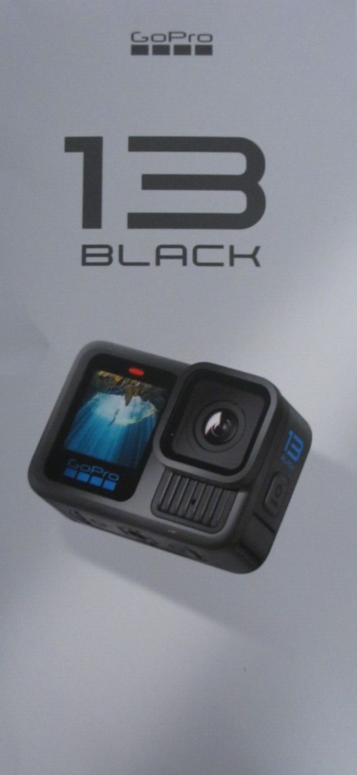 GoPro HERO13 Black 27MP Action Camera plus Case extra batterie et carte 128mb