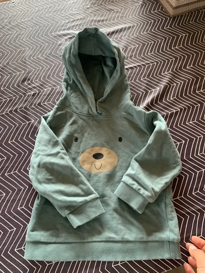 Pull avec Capuche Mango 18-24mois 92cm - photo numéro 2