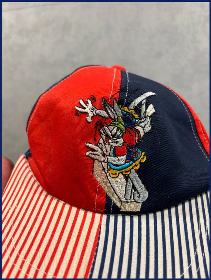 Casquette Vintage Rare Looney Tunes logo brodé - photo numéro 2