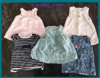 Lot robes - 3 mois- été
