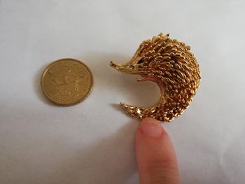 Magnifique broche hérisson vintage authentique