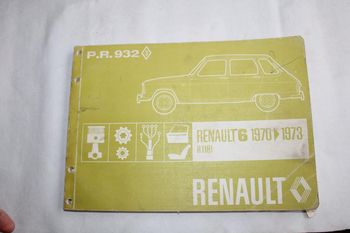 Catalogue pièces détachées Renault 6