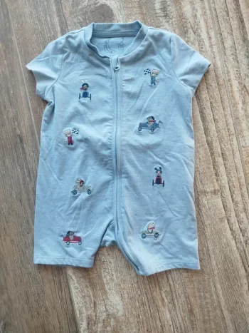Combinaison short bébé garçon 9 mois