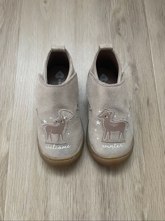 Chaussons Verbaudet en cuir souple fille 20
