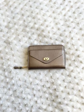 Porte carte argenté