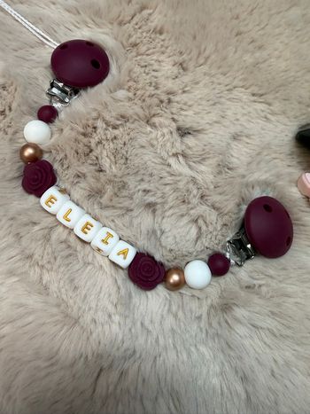 Attache doudou personnalisée 