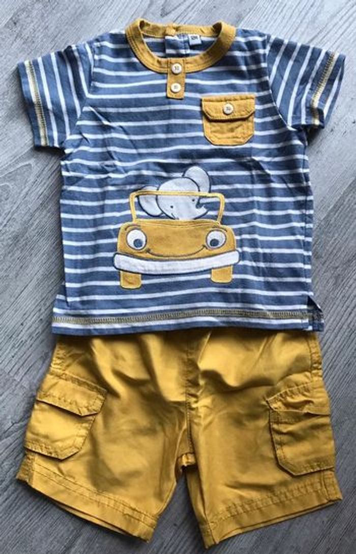 Ensemble short 12 mois