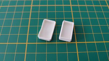 Petite boite rectangulaire référence 30 51 1542 pièce détachée Playmobil #B85