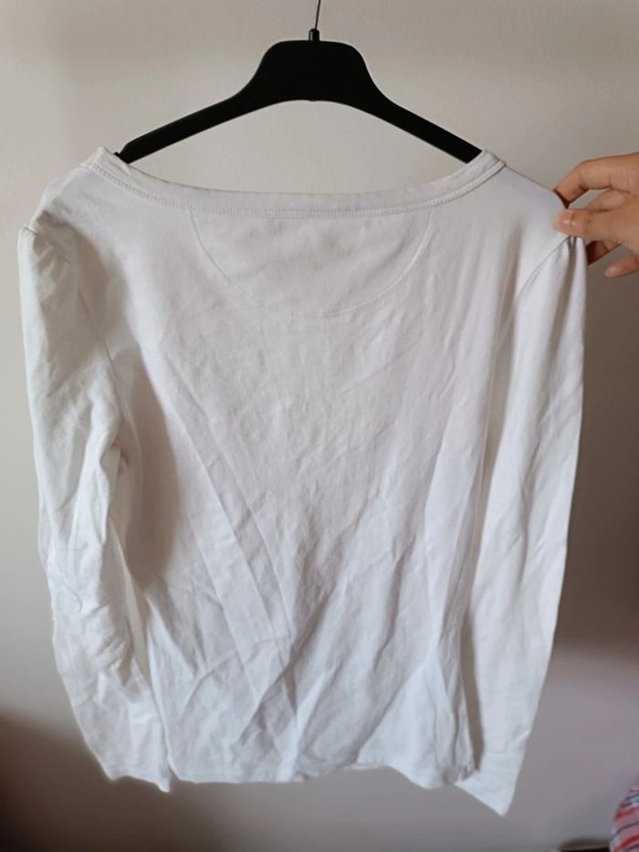 T-shirt manches longues décolleté plongeant - taille M/L - Fracomina - neuf - photo numéro 5