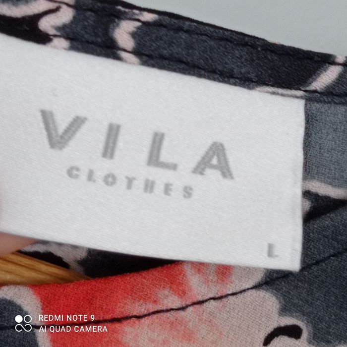 Blouse grise à fleurs t40 - photo numéro 4