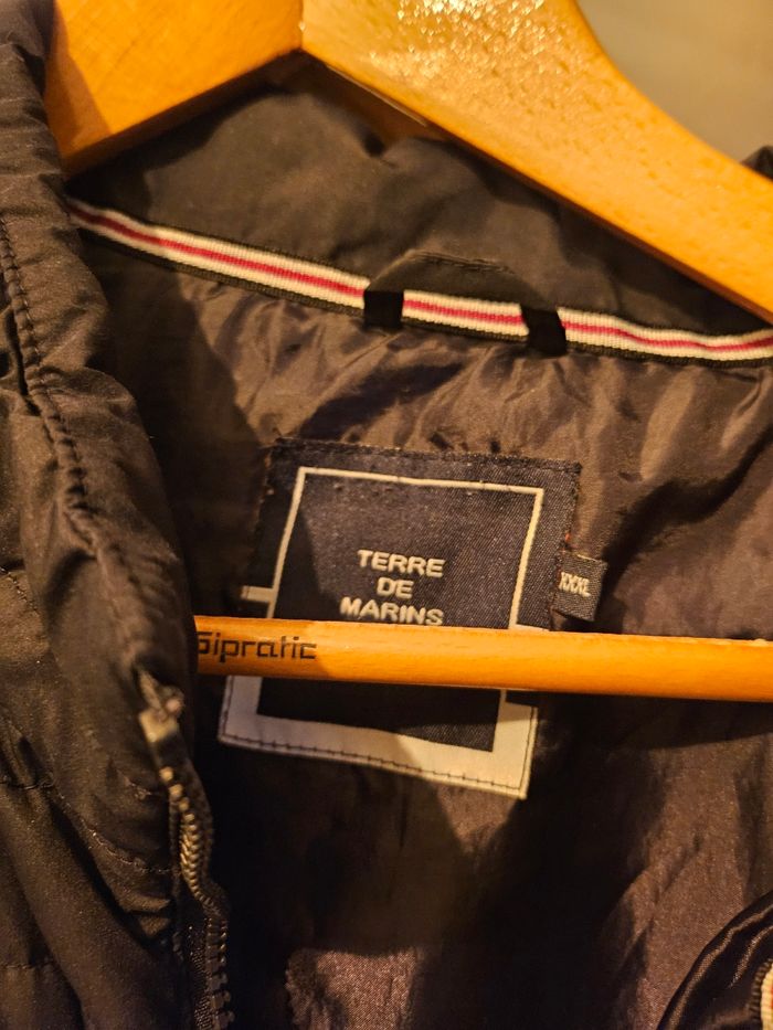 Veste doudoune homme taille xxxl marque  terre de marins - photo numéro 4