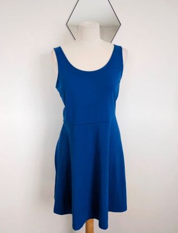 Robe en jersey bleu électrique : H&qm
