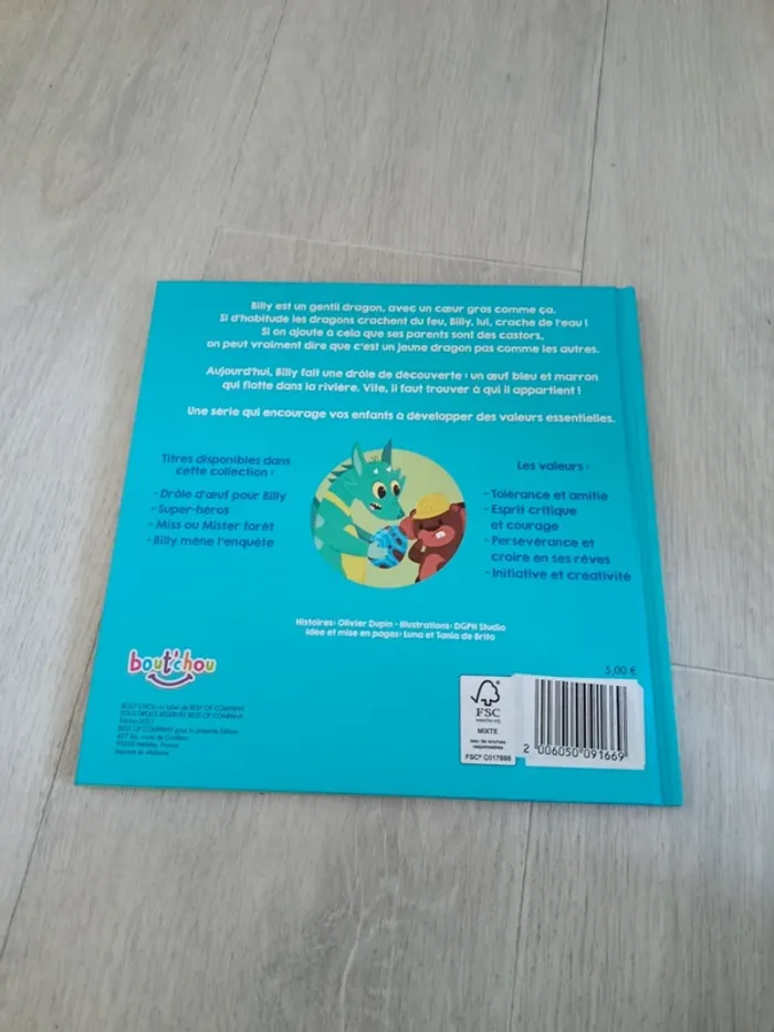 Livre enfant "Billy Dragon" - photo numéro 2