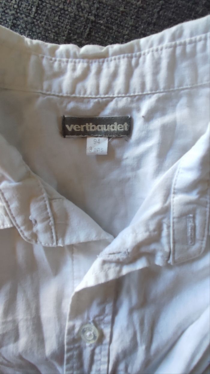 Lot chemises garçon Vertbaudet/du pareil au même - photo numéro 7
