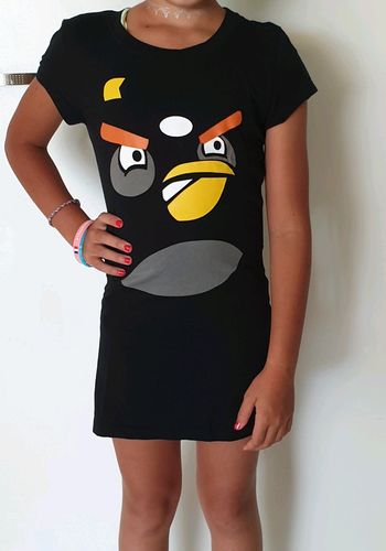 Robe "Angry birds"  taille S 8/10 ans