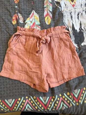 Short gaze de coton