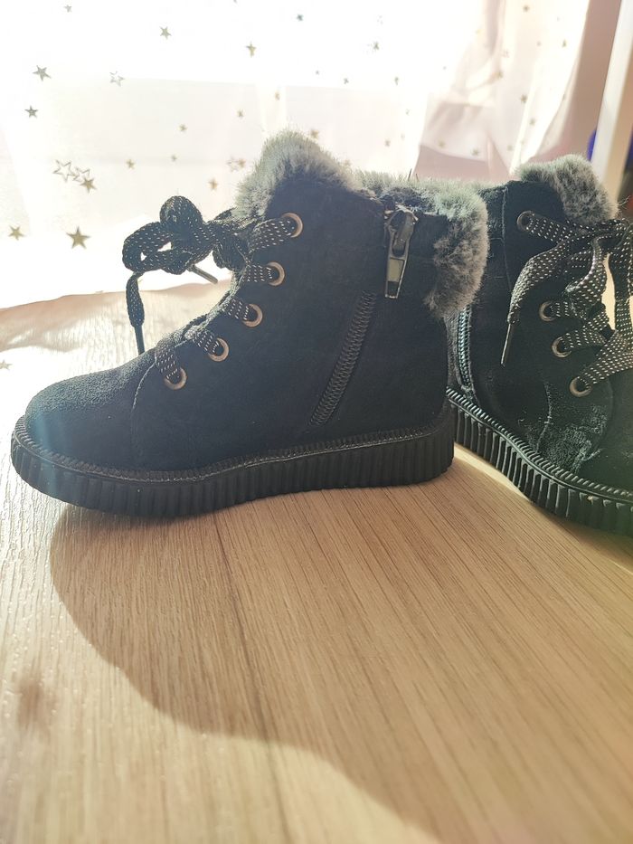 Bottines lacets fourrée - photo numéro 7