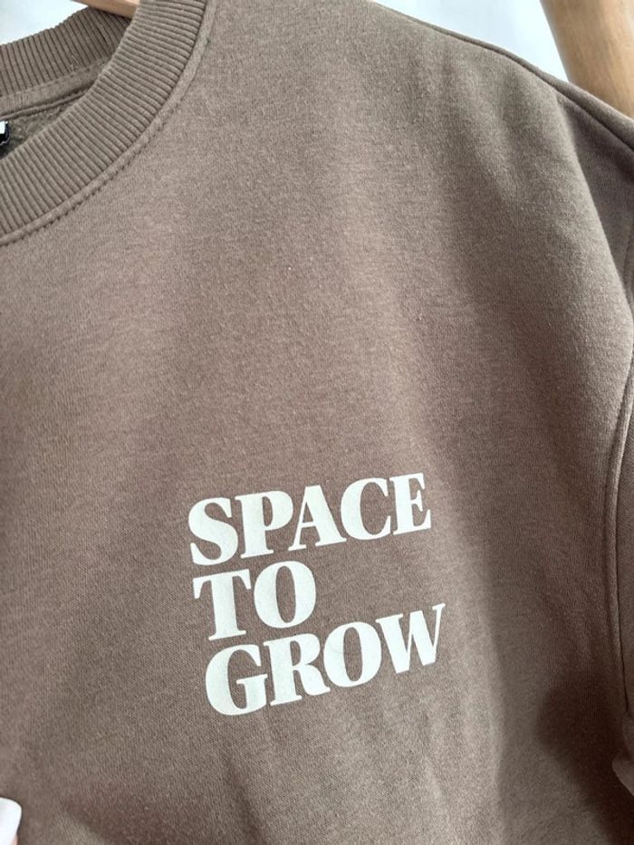 Pull marron space to grow H&M taille S - photo numéro 4
