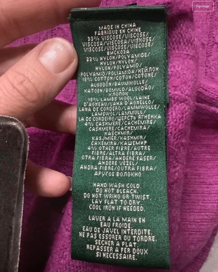 Pull torsadé Ralph Lauren - photo numéro 4