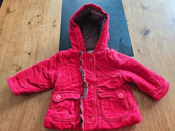 Manteau hiver rouge 6 mois