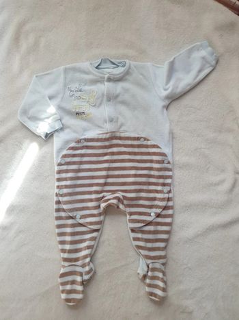 Grenouillère ouverture devant