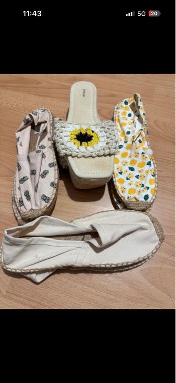 Lot chaussures femme taille 39 