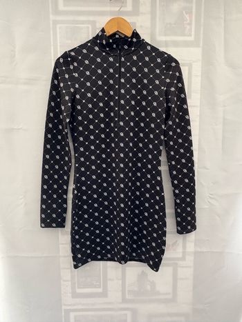 Robe manches longues moulante noir - Divided - M/38