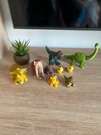 Lot de 9 figurines dinosaures altaya animaux préhistorique