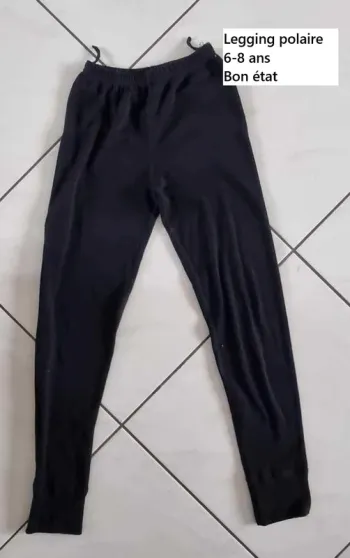 Legging polaire 6-8 ans