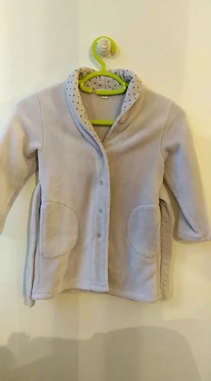 Robe de chambre violet clair Vert Baudet 4 ans